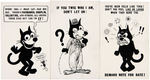 FELIX THE CAT POSTCARD LOT.