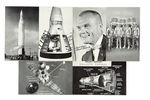 AMERICAN ASTRONAUTS EXHIBIT CARD SET.