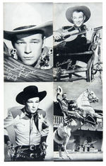 ROY ROGERS EXHIBIT CARD SET.