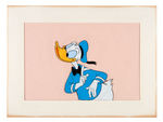 DONALD DUCK/LUDWIG CEL PAIR SOLD AT THE ART CORNER, DISNEYLAND.