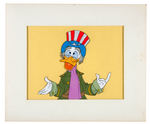 DONALD DUCK/LUDWIG CEL PAIR SOLD AT THE ART CORNER, DISNEYLAND.