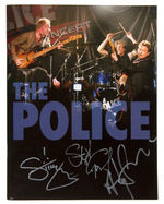 THE POLICE 2007/2008 FAREWELL TOUR PROGRAM SIGNED BY ALL THREE.