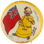 YELLOW KID 1896 BUTTON #116.