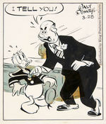 "DONALD DUCK" ORIGINAL 1959 AL TALIAFERRO DAILY COMIC STRIP ART.