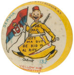 YELLOW KID 1896 BUTTONS #122, 131, 132.