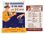 CHEYENNEY/CLINT WALKER G.E. LIGHT BULB PROMOTION POSTER/DISPLAY CARDS/PRICE LIST.