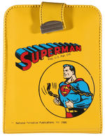 "SUPERMAN WALLETS" DISPLAY SIGN WITH WALLET.