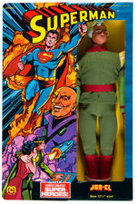 "SUPERMAN" LARGE SIZE BOXED MEGO FIGURE LOT OF TWO.