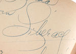 VINTAGE AUTOGRAPHED ALBUM W/108 SIGNATURES INCL. JAMES DEAN/RONALD REAGAN/GARY COOPER/PETER LORRE.