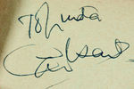 VINTAGE AUTOGRAPHED ALBUM W/108 SIGNATURES INCL. JAMES DEAN/RONALD REAGAN/GARY COOPER/PETER LORRE.