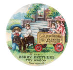 "THE BERRY BROTHERS TOY WAGON" SUPERB COLOR MIRROR.