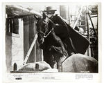 "THE SIGN OF ZORRO" GUY WILLIAMS-SIGNED PUBLICITY STILL.