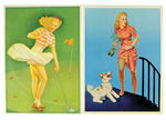 PIN-UP CALENDAR TOP SAMPLE LOT.