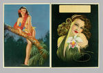 PIN-UP CALENDAR TOP SAMPLE LOT.