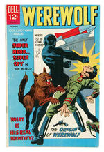 "WEREWOLF" NO. 1 ORIGINAL COMIC BOOK COVER ART.