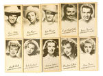 "PEERLESS" MOVIE STAR WEIGHT MACHINE CARDS.