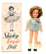 IDEAL BOXED "SHIRLEY TEMPLE DOLL" W/TAG AND EXTRA OUTFIT.