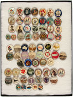 WORLD WAR I ERA COLLECTION OF 69 AUSTRALIAN BUTTONS.