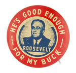 FDR CONTRIBUTORS "MY BUCK" LITHO.