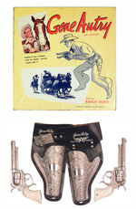 "GENE AUTRY OFFICIAL RANCH OUTFIT" BOXED DOUBLE HOLSTER GUN SET.