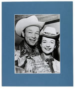 ROY ROGERS, DALE EVANS & GENE AUTRY SIGNED LOT.