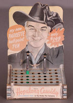 "OFFICIAL HOPALONG CASSIDY BALLPOINT PEN" COUNTERTOP DISPLAY.