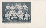 1905 CONNECTICUT STATE LEAGUE CHAMPIONS HOLYOKE TEAM POSTCARD.