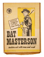 "BAT MASTERSON HOLSTER SET WITH CANE AND VEST."