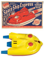 “IRWIN PLASTIC MECHANICAL SPACE SHIP EXPRESS” BOXED TOY.