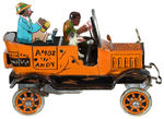 “AMOS ‘N’ ANDY TAXI CAB” MARX WIND-UP WITH BOX.