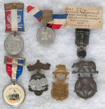 GRAND ARMY OF THE REPUBLIC SEVEN NICE BADGES 1884-1903.