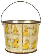 YELLOW KID RARE SAND PAIL.