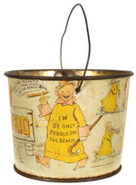 YELLOW KID RARE SAND PAIL.