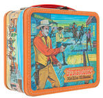 "GUNSMOKE MATT DILLON U.S. MARSHAL" METAL LUNCH BOX WITH THERMOS.