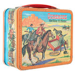 "GUNSMOKE MATT DILLON U.S. MARSHAL" METAL LUNCH BOX WITH THERMOS.