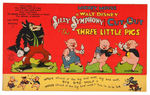 "THE THREE LITTLE PIGS" INCREDIBLY RARE CUT-OUT BOOK.