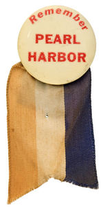 SIMPLE BUT RARE "REMEMBER PEARL HARBOR" BUTTON.