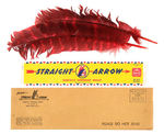 "STRAIGHT ARROW NABISCO SHREDDED WHEAT" TWO-FEATHER HEADBAND WITH MAILER.