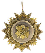 ORNATE AND EARLY SNOW SHOE AWARD METAL IN 10K GOLD.