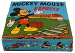 "MICKEY MOUSE EXPRESS" BOXED MARX WIND-UP TRAIN.