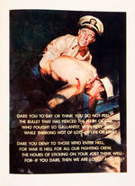 WWII "FIGHT TALK" GENERAL CABLE CORPORATION POSTER BOOK.