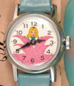 "ALICE IN WONDERLAND" BOXED WATCH.