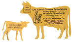 "SOUVENIR DE LAVAL" TIN LITHO COW & CALF SEALED IN ENVELOPE.