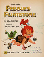 "PEBBLES FLINTSTONE" LITTLE GOLDEN BOOK ORIGINAL ART.