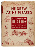 "HE DREW AS HE PLEASED A SKETCH BOOK BY ALBERT HURTER" HARDCOVER W/DJ.