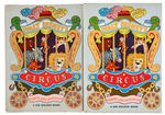 "WALT DISNEY'S CIRCUS" HARDCOVER WITH DJ.