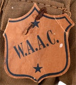 WWII "W.A.A.C." AND SOLDIER DOLLS WITH ORIGINAL TAGS.