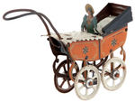 BABY DOLL IN CARRIAGE PENNY TOY.