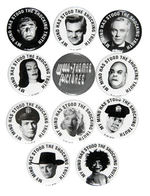 "THE HAUNTED WORLD OF EDWARD D. WOOD JR." PROBABLE BUTTON SET.