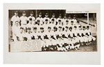 "WORLDS CHAMPIONS 1958" NY YANKEES TEAM REAL PHOTO POSTCARD.